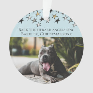Kerstbast De Herald Angels Zingen Hond Ornament