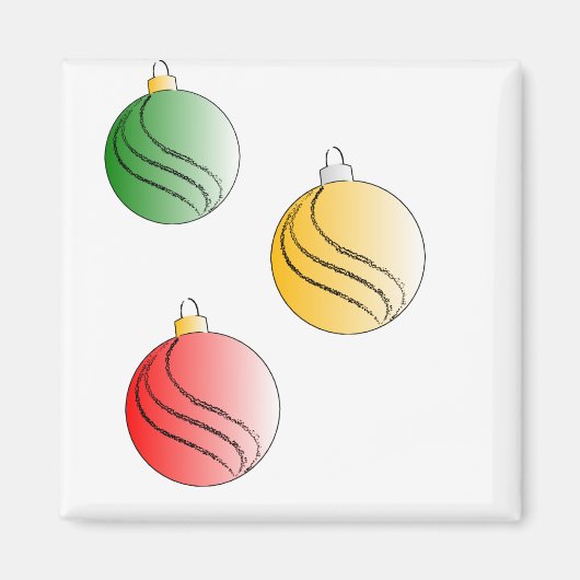KerstBaubals Magneet (Voorkant)