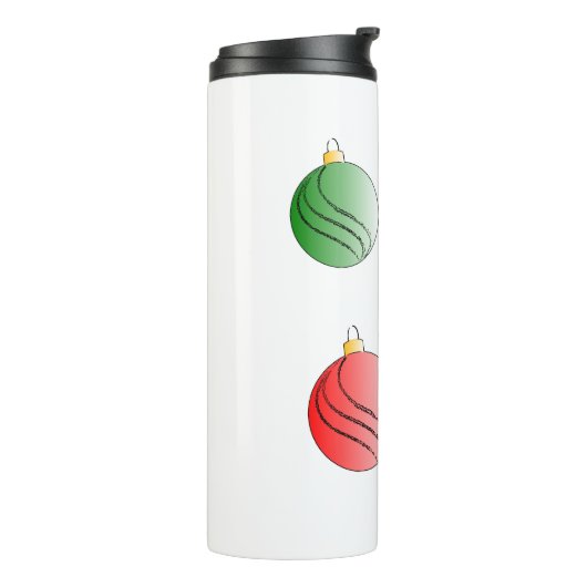 KerstBaubals Thermosbeker (Gedraaid links)