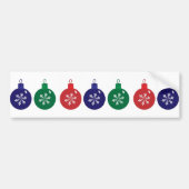 KerstBaubles Bumpersticker (Voorkant)
