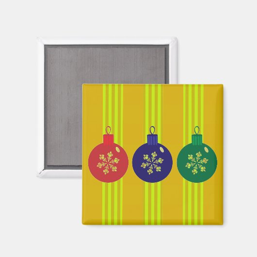 KerstBaubles Magneet (Voorkant / Achterkant)