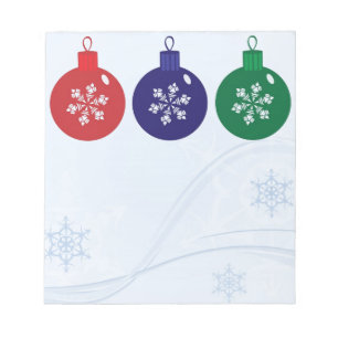 KerstBaubles Notitieblok