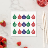 KerstBaubles Paper Napkin Servetten (Insitu)