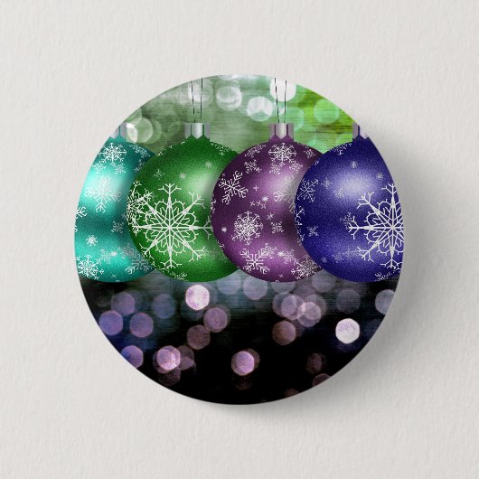 KerstBaubles Ronde Button 5,7 Cm (Voorkant)