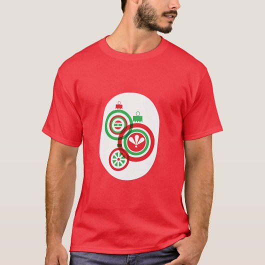 KerstBaubles T-shirt (Voorkant)