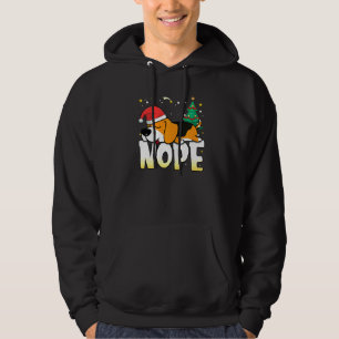 Kerstbeagle Nope Lazy Dog jongens Kleding Hoodie