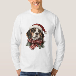 kerstbeagle t-shirt