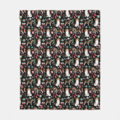 kerstbeagle Throw Blanket Fleece Deken (Voorkant)