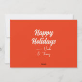 kerstbedekking in papieren hoes voor kerstmis feestdagenkaart (Achterkant)