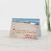 kerstbedekking voor de klant feestdagen kaart (Voorkant)