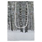 kerstbediende tas met Pet tas Medium Cadeauzakje (Achterkant)