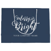 Kerstbedrijf Merry and Bright Groot Cadeauzakje (Achterkant)