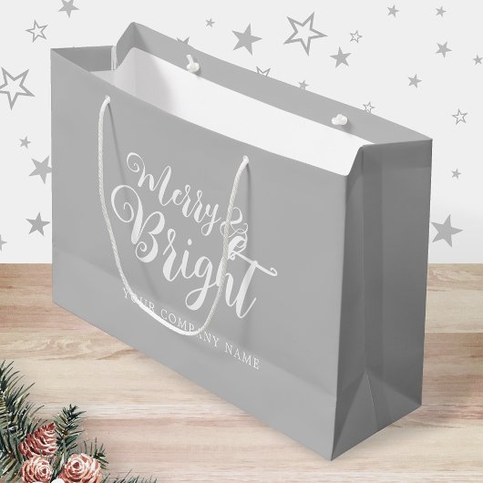 Kerstbedrijf Merry and Bright Grote Cadeautas 