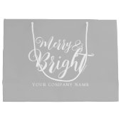 Kerstbedrijf Merry and Bright Grote Cadeautas  (Achterkant)