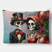 Kerstbeenromance, Een feestelijk skeletkoppel. Etui (Achterkant)