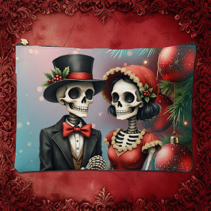 Kerstbeenromance, Een feestelijk skeletkoppel. Etui
