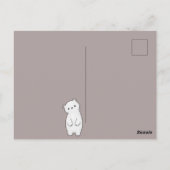 kerstBeer Briefkaart (Achterkant)