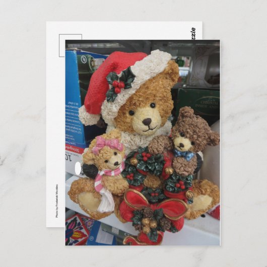 kerstBeer Briefkaart (Voorkant / Achterkant)