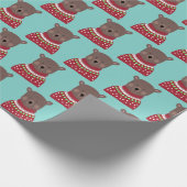 kerstBeer Cadeaupapier (Hoek)