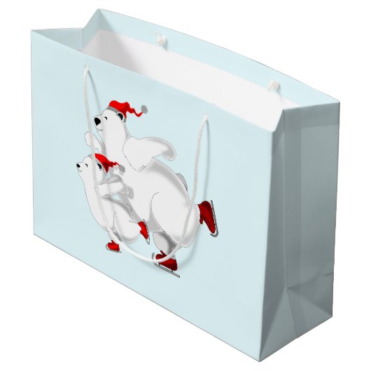 Kerstbeer Cadeautas (Achterkant Gekanteld)