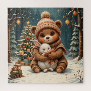 🌸 Kerstbeer Cozy Glow Huisstijl 🌸 Legpuzzel