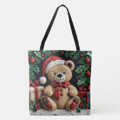KerstBeer en Cadeaus Tote Bag (Voorkant)