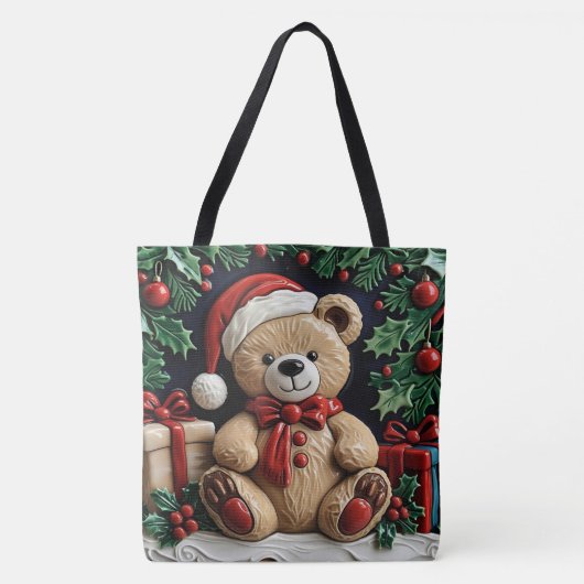 KerstBeer en Cadeaus Tote Bag (Voorkant)