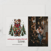 kerstBeer Feestdagenkaart (Voorkant / Achterkant)