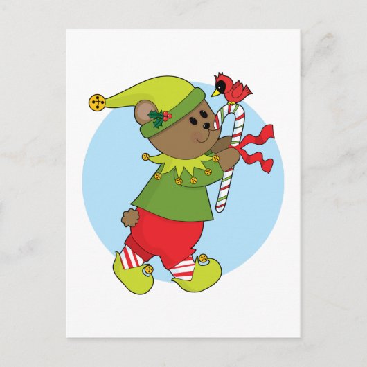 kerstBeer Feestdagenkaart (Voorkant)