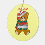 kerstBeer Keramisch Ornament (Links)