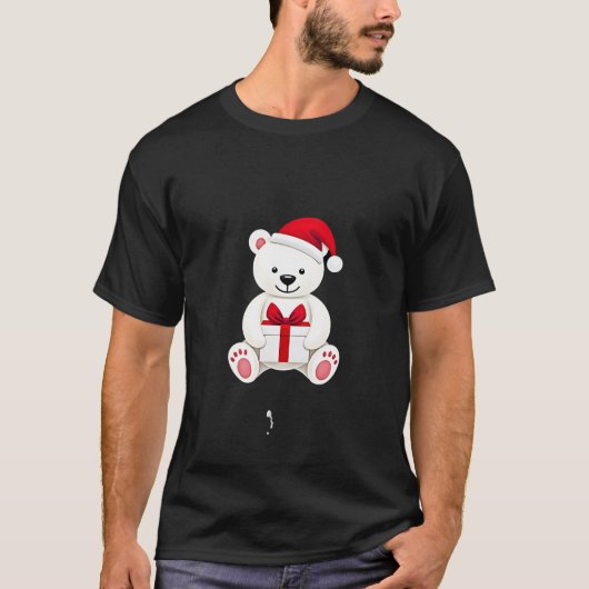 Kerstbeer Kerstmis (3) T-shirt (Voorkant)