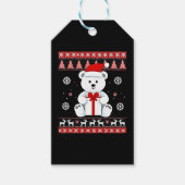 Kerstbeer Kerstmis (5) Cadeaulabel (Voorkant)