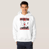 Kerstbeer Kerstmis (5) Hoodie (Voorkant volledig)