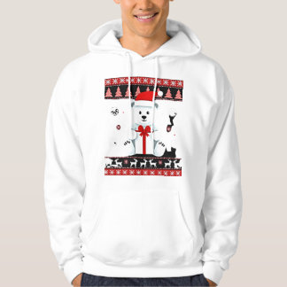 Kerstbeer Kerstmis (5) Hoodie