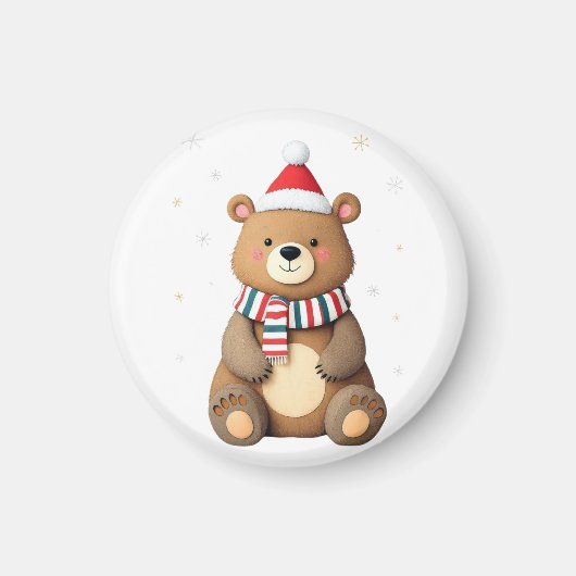 Kerstbeer Magneet (Voorkant)