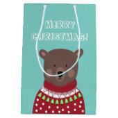 kerstBeer Medium Cadeauzakje (Achterkant)