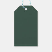 Kerstbeer met Cadeau en Lumières Cadeaulabel (Achterkant)