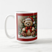 Kerstbeer met hulst koffiemok (Links)
