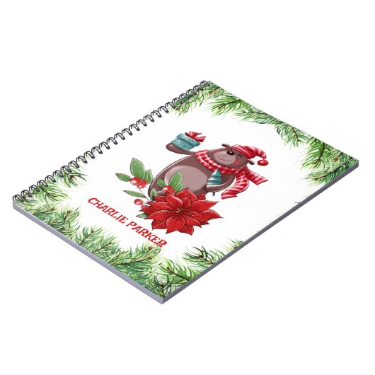 kerstBeer Notitieboek (Linkerzijde)