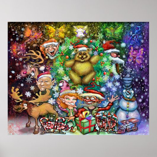 kerstBeer Poster (Voorkant)