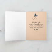 Kerstbeer, schildpad, magpie met licht 2 kaart (Binnen)