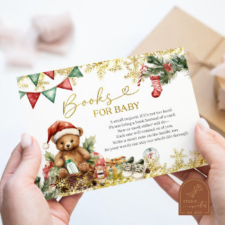 Kerstbeer Sinterklaas Jongens Boeken voor Baby Kaa Informatiekaartje