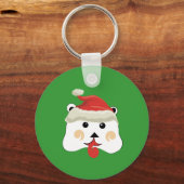 kerstBeer Sleutelhanger (Voorkant)