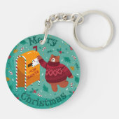 kerstBeer Sleutelhanger (Achterkant)