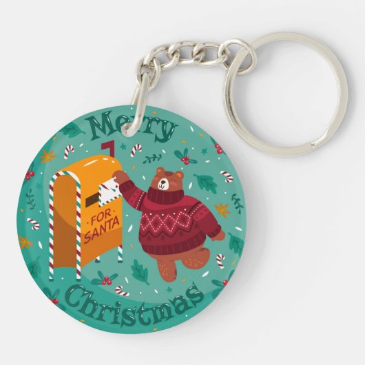 kerstBeer Sleutelhanger (Achterkant)