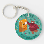 kerstBeer Sleutelhanger (Voorkant)