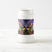 Kerstbeer Stein Gift Santa met rendierenslaan Bierpul (Center)