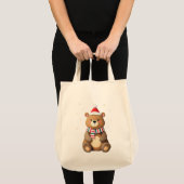 Kerstbeer Tote Bag (Voorkant (product))