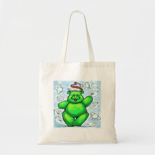 kerstBeer Tote Bag (Voorkant)
