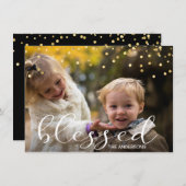 Kerstbeerloze Gold Confetti overlay FOTO (Voorkant / Achterkant)